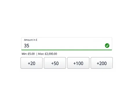 Enter the withdrawal amount