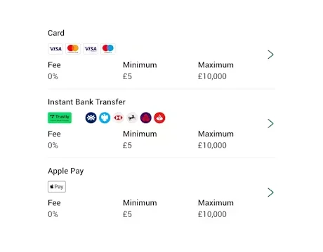 Select your preferred payment method