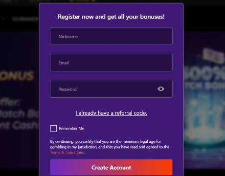 Enter Personal Details