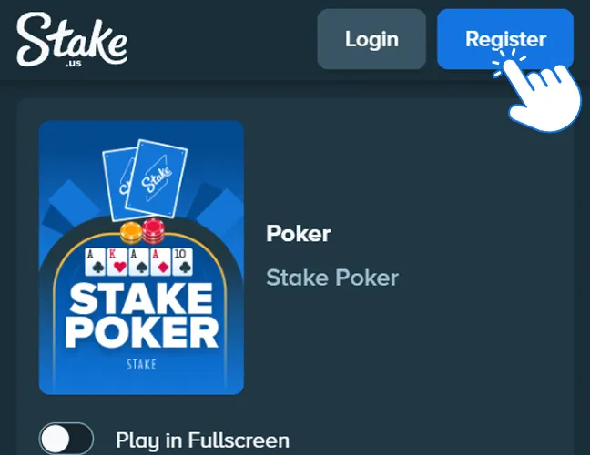 Open Stake.us on Your Mobile Browser: