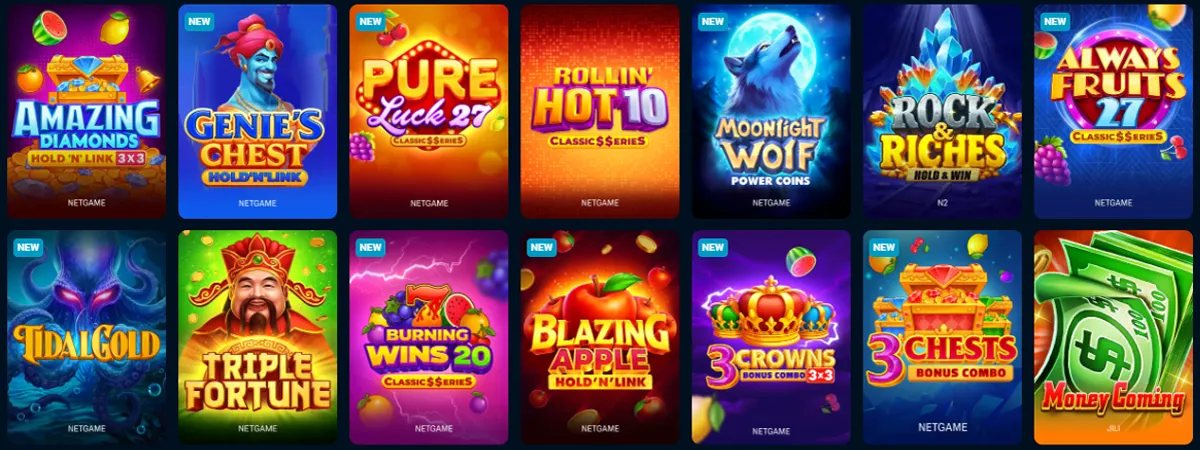 SweepShark Casino Games