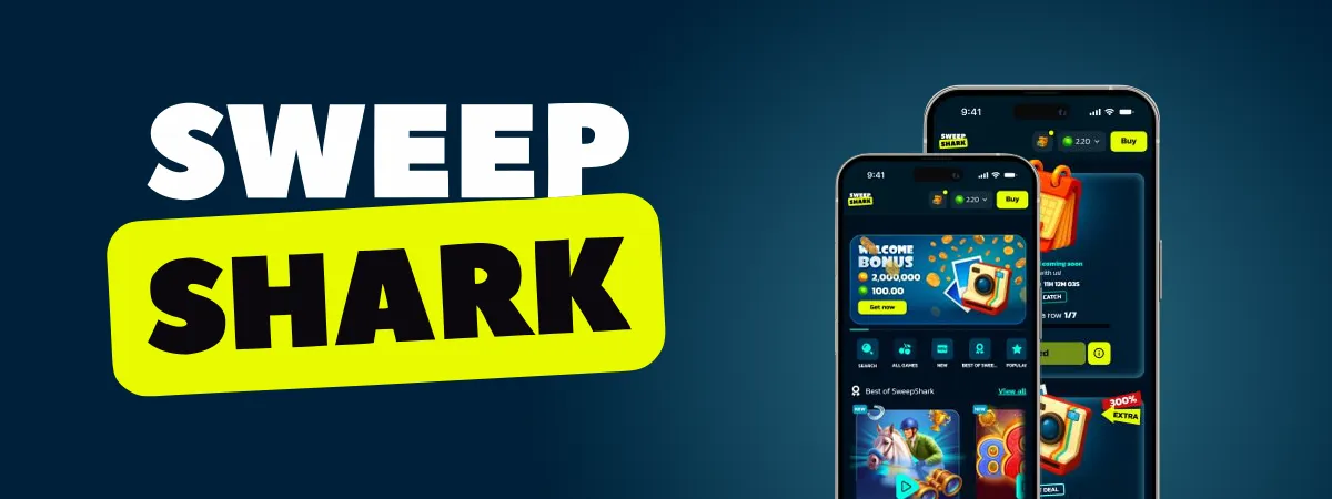 SweepShark Casino Mobile