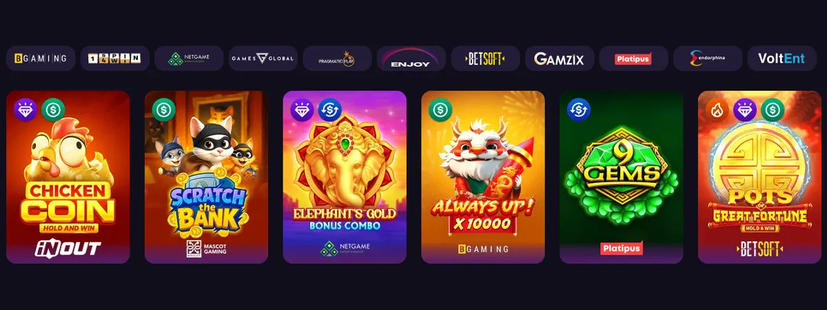 Winspirit Casino Games