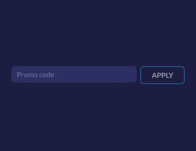 Add a promo code if you have one