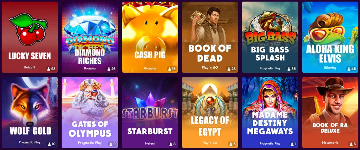 TrustDice Online Casino slots games
