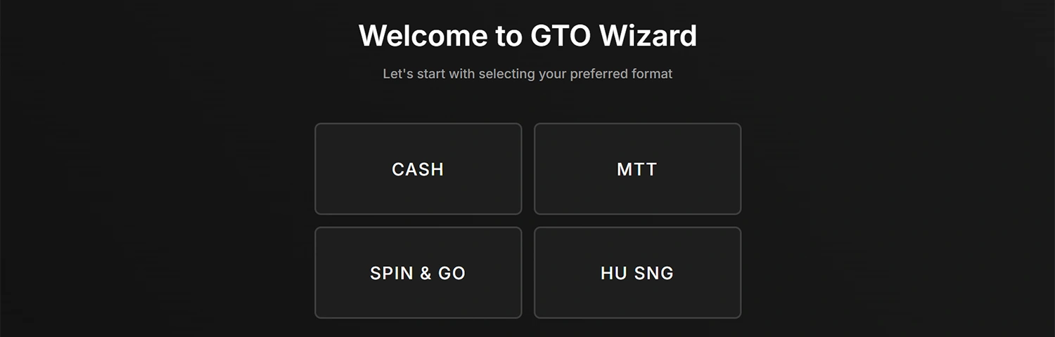 GTO Wizard Formats