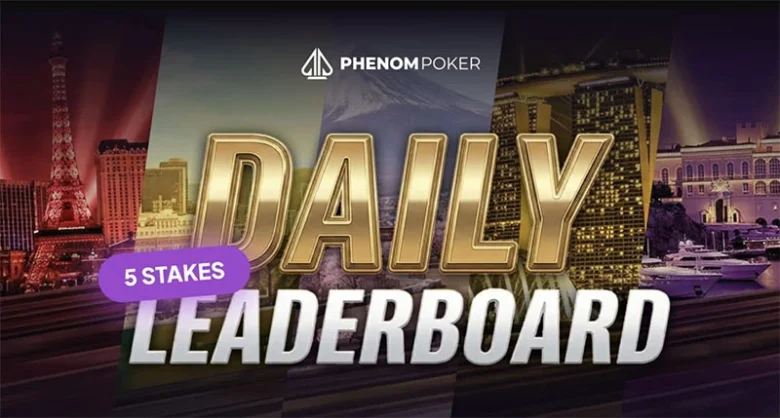 Phenom Poker: Daily Cash Game Leaderboards