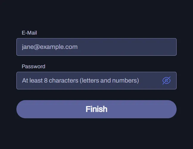 Create Your Account