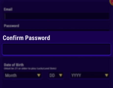 Confirm password