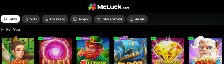 Best Games at McLuck Casino