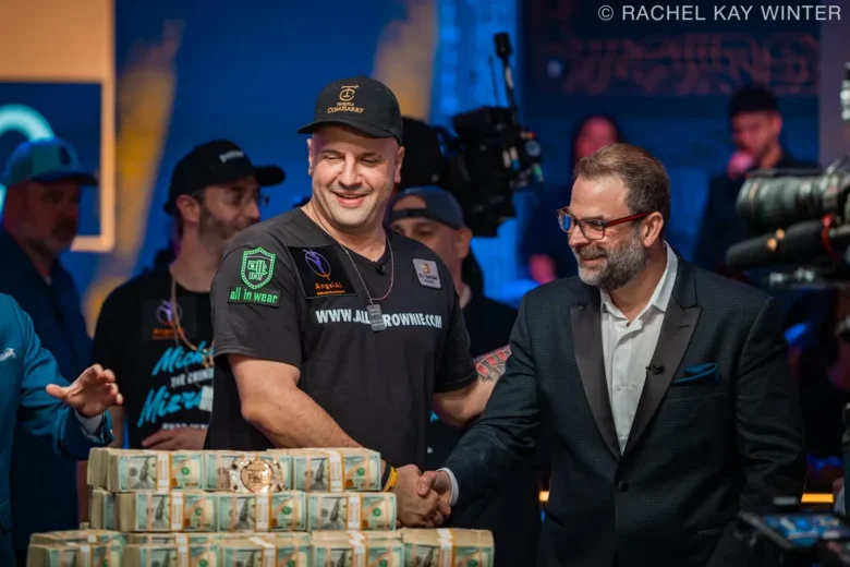 Michael Mizrachi at the 2025 WSOP Main Event