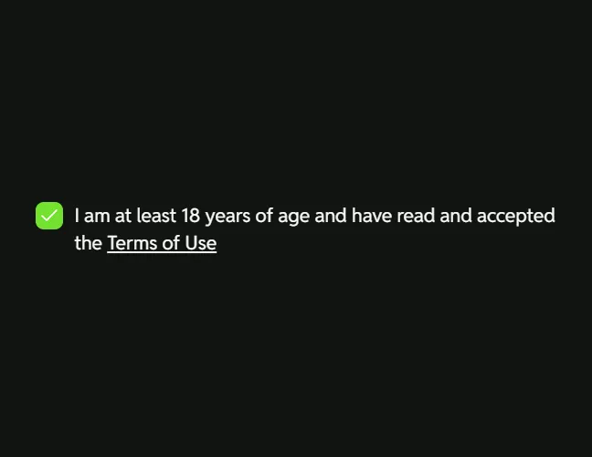 Accept the Terms and Conditions