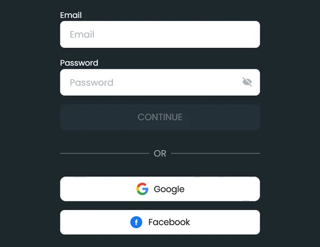 Choose Your Sign-Up Method
