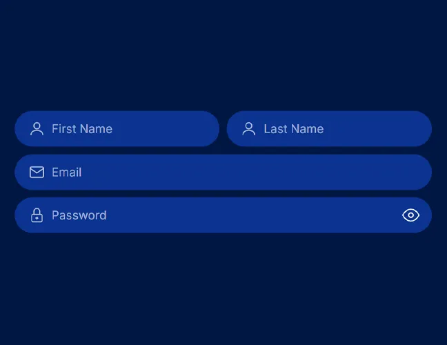 Enter personal details