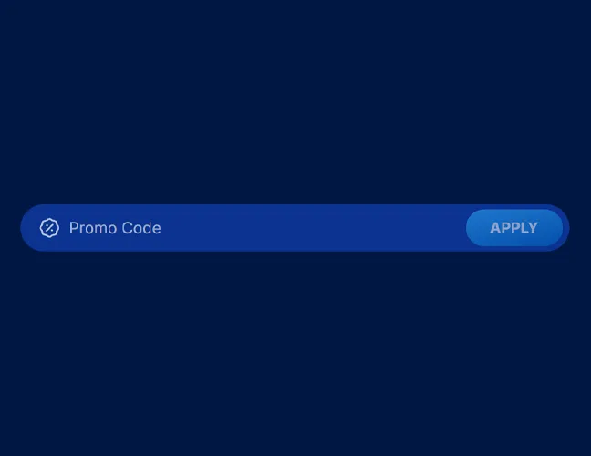 Add a promo code if needed