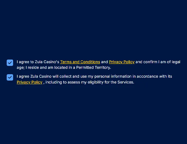 Confirm eligibility
