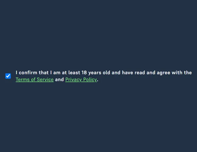 Accept the rules