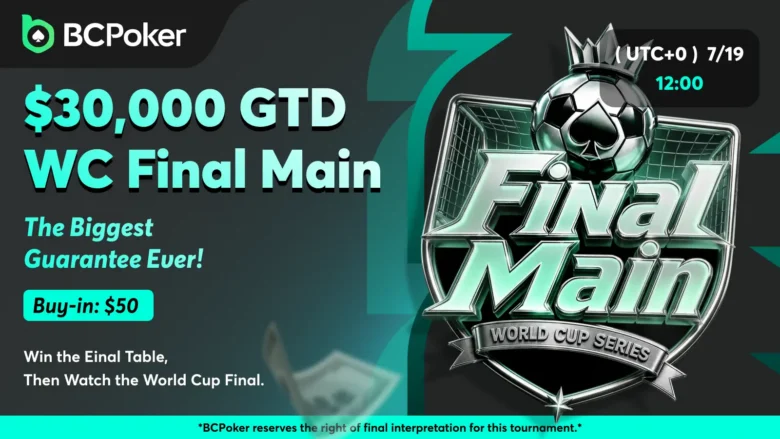 BCPoker World Cup Festival Final Main