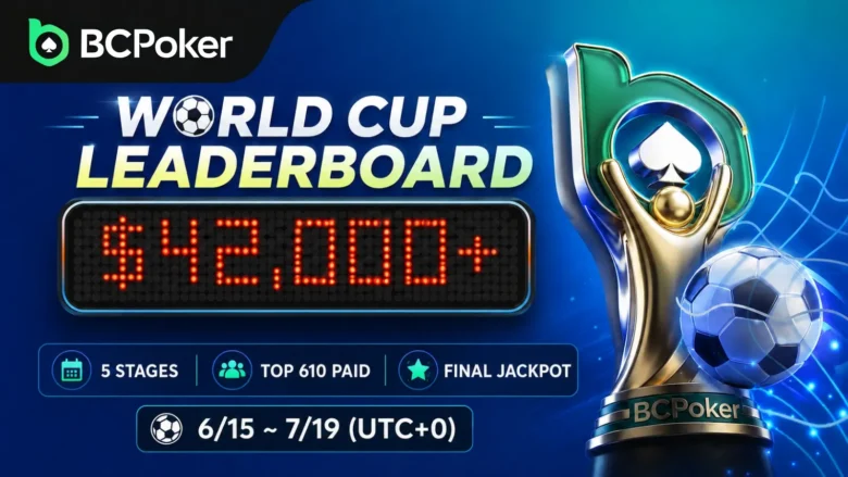 BCPoker World Cup Festival $42,000+ World Cup Leaderboard