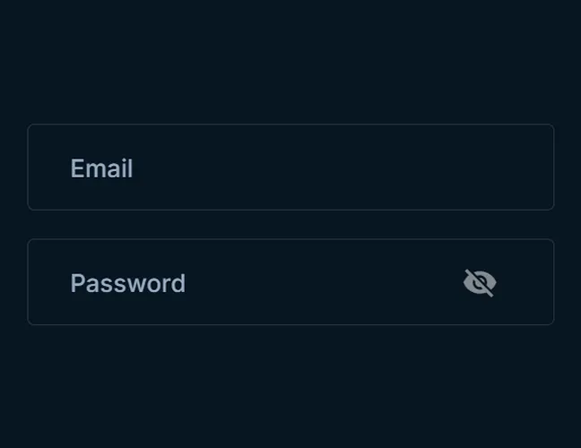 Enter account details