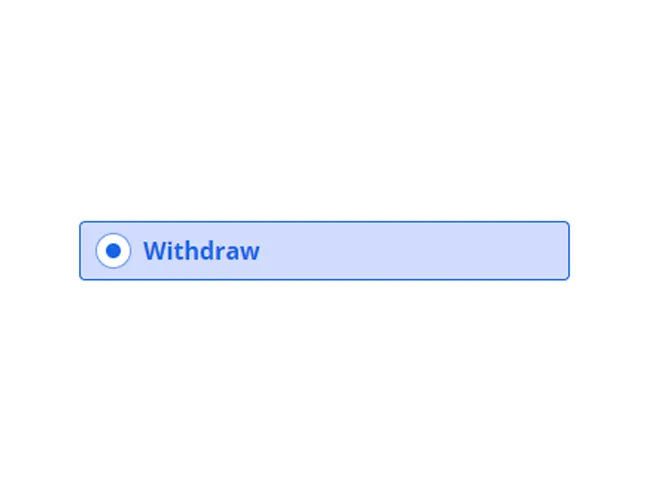 Open the poker client and go to Withdrawal