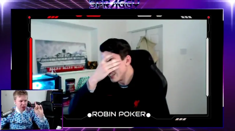 Robinson and Spraggy During the Stream