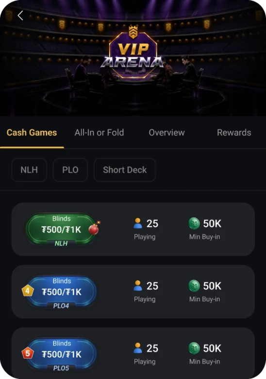 CoinPoker VIP Arena