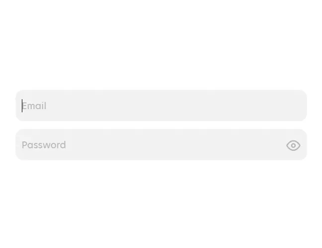 Enter your email and create a password