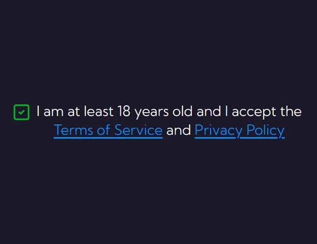 Accept the rules