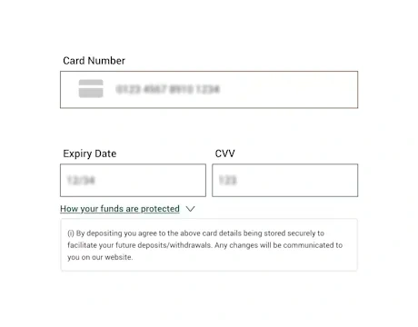 Enter your payment details