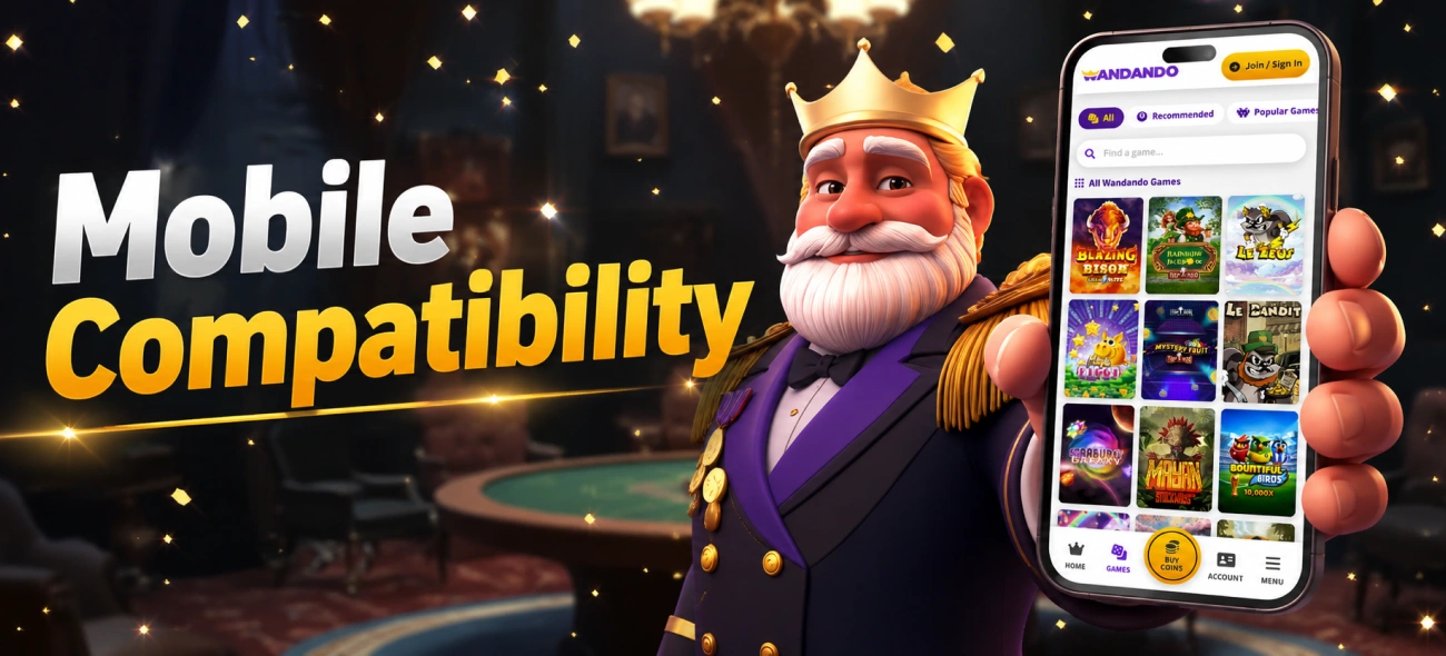 Wandando Social Casino Game Variety