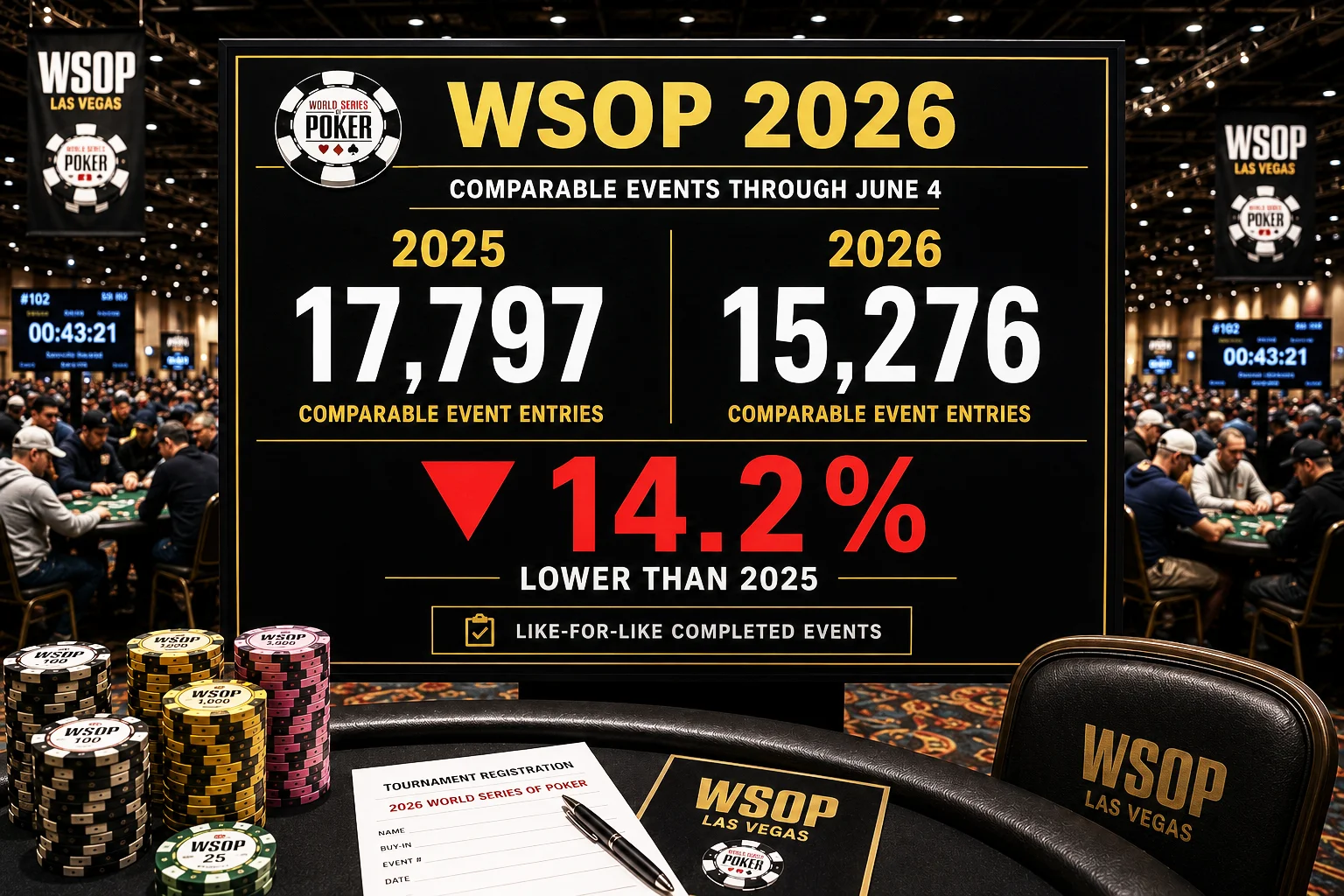 WSOP 2026 week 1 analysis