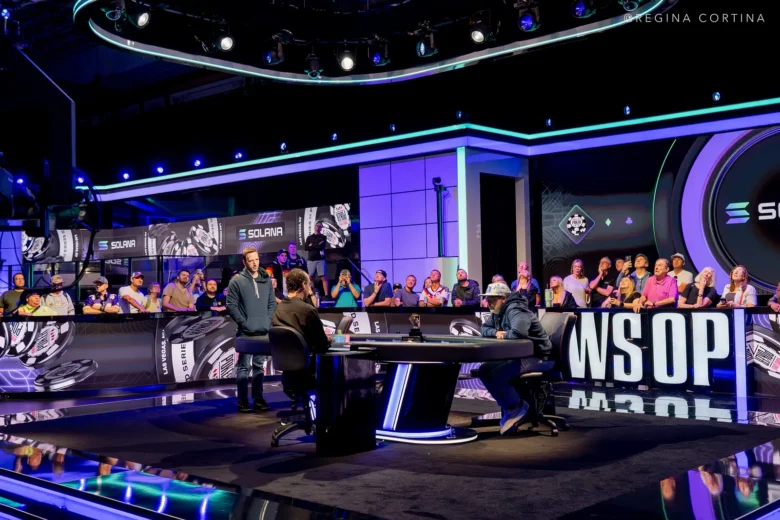 Josh Arieh and Benny Glaser heads up in PPC WSOP 2026 final table