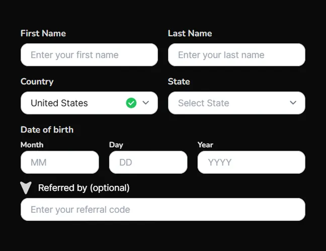 Enter Your Personal Details
