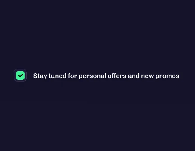 Choose promo communication preferences
