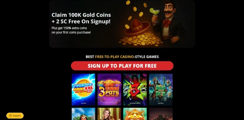JefeBet Social Casino welcome bonus