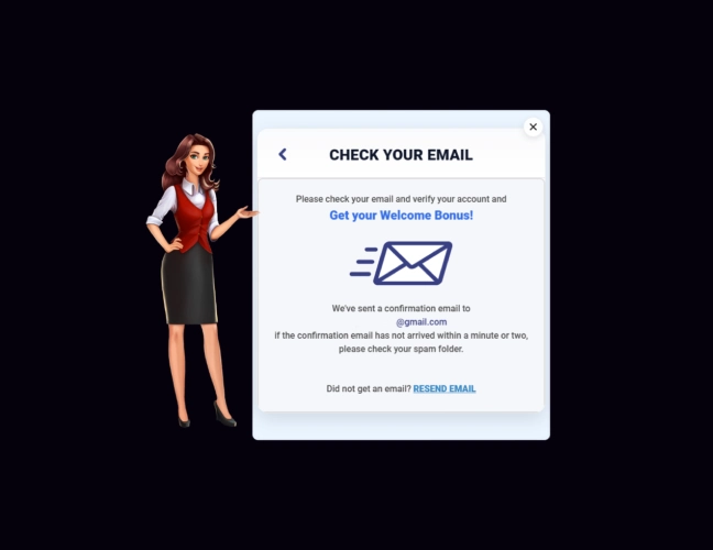 Verify your email address. 