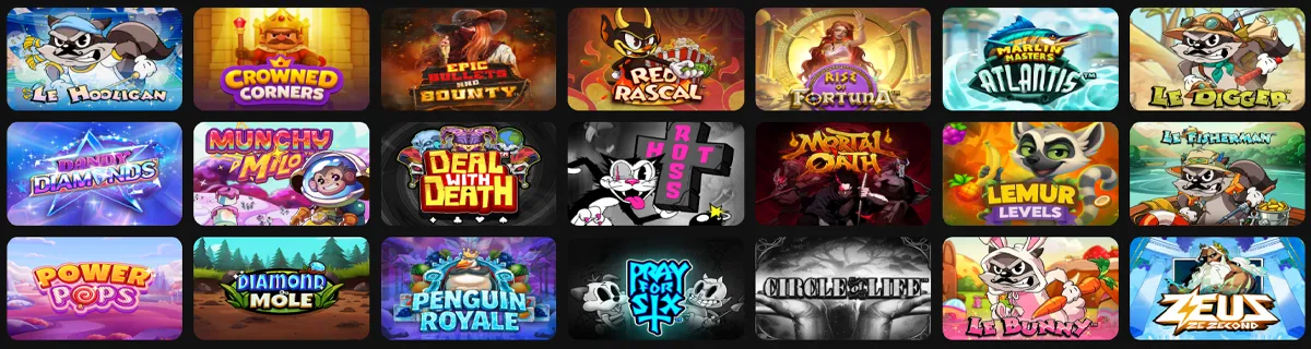 Clubs Casino slots games
