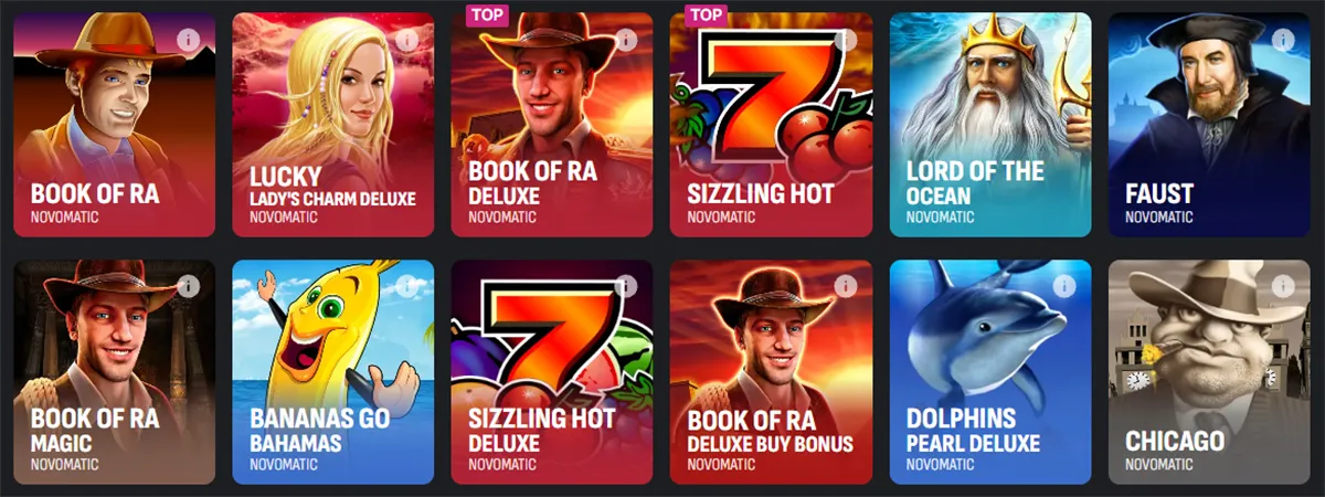 Fonbet Casino Slots games