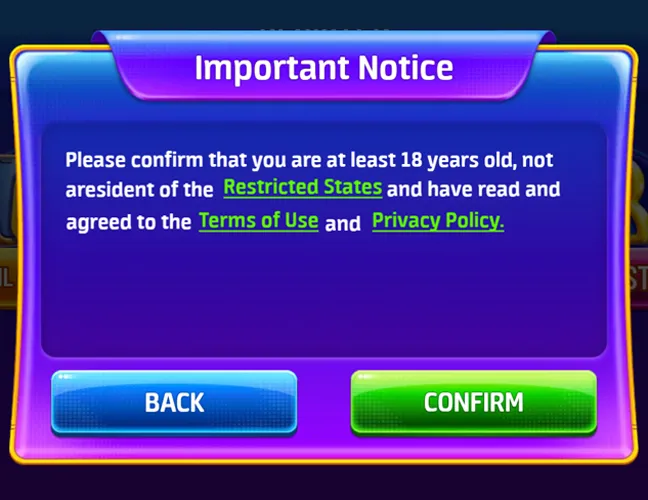 Accept the platform rules