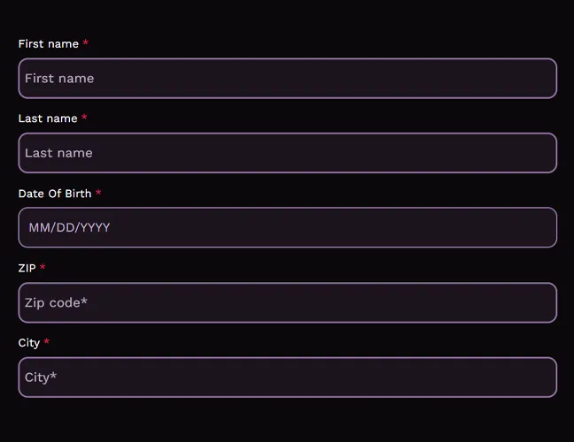 Complete the profile