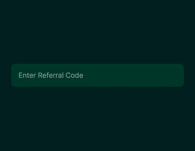 Add a referral code