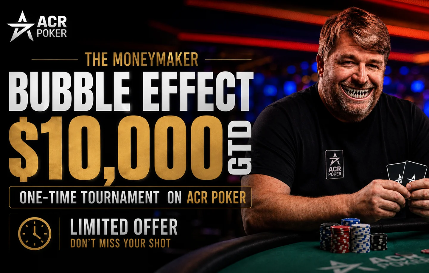 The Moneymaker Bubble Effect: One-Time Tournament on ACR Poker