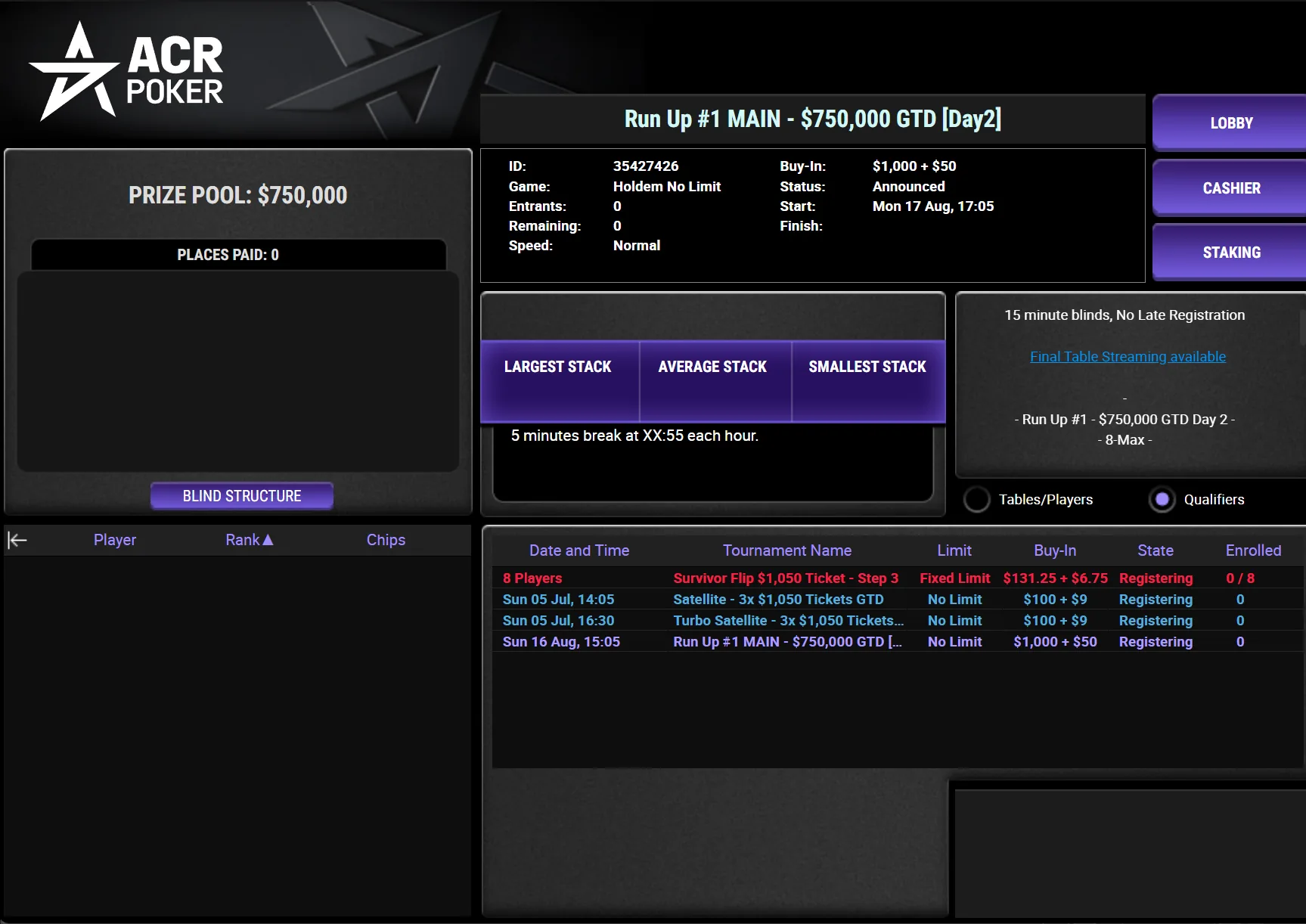 acr run up #1 main