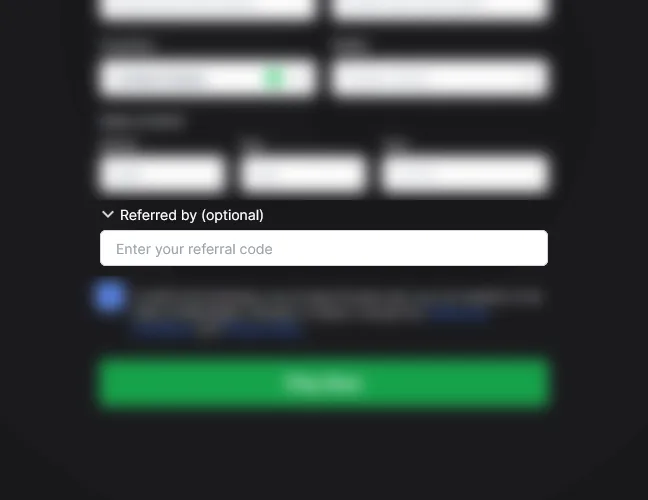 Add a promo code if needed