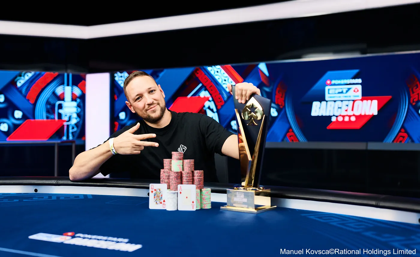 Manuel Ferrari Finishes First in the €5K Main Event EPT Barcelona (€1,002,488*)