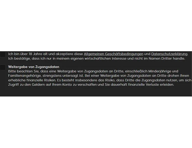 Bedingungen prüfen