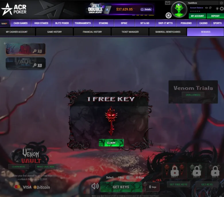 Venom Vault Keys