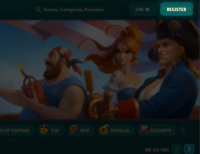 Open Big Pirate Casino and click 