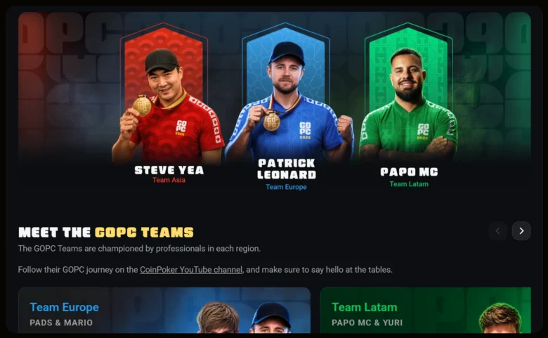 GOPC 2026: Regional Teams